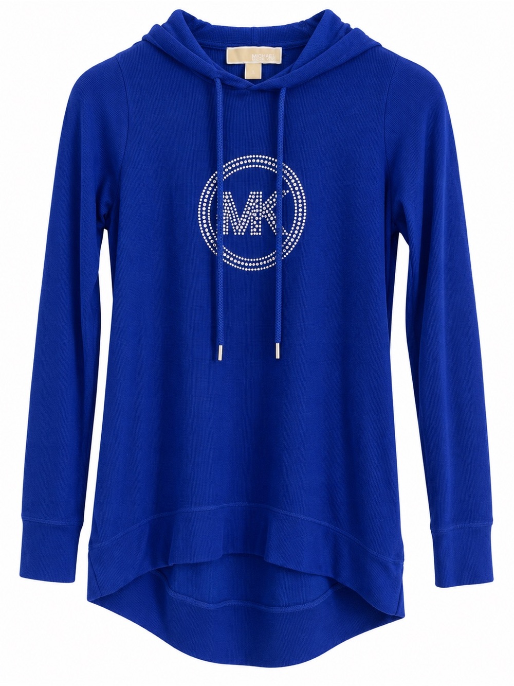 Michael Kors Cobalt Blue Studded MK Hoodie
